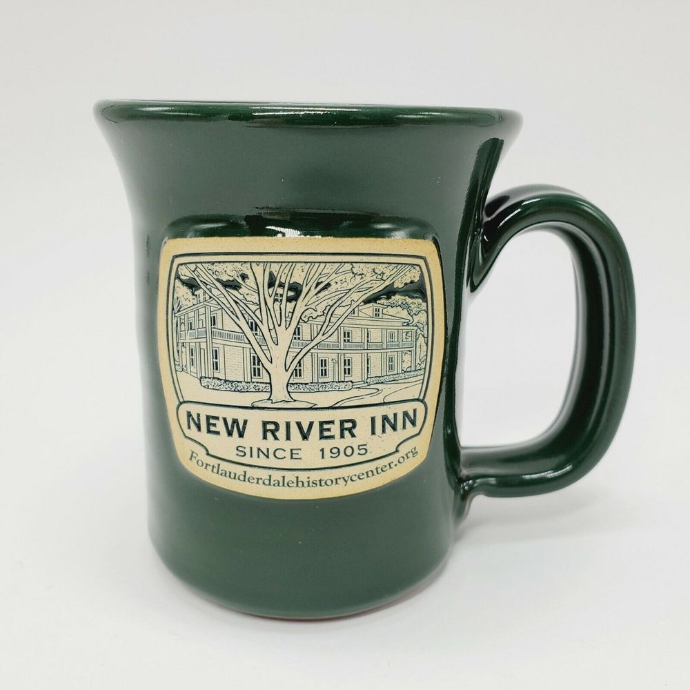 Deneen Pottery Coffee Mug Historic Sites New River‎ Inn Fort Lauderdale FL USA